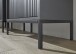 Badkommode >Lucera< in Grau aus Grau matt MDF Tiefzieh - 60x106x32cm (BxHxT)