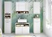 Badezimmer-Set >Milano< in Weiß-Wildeiche Optik - 156x190x40 (BxHxT)