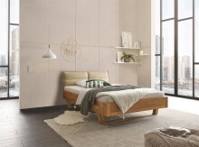 TJARK Modernes Massivholzbett 140x200 - Komfortables...