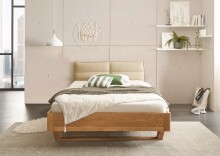 TJARK Modernes Massivholzbett 140x200 - Komfortables...