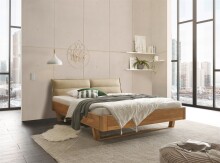 TJARK Modernes Massivholzbett 180x200 - Komfortables...