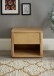 HILLA Nachttisch Massivholz Fichte - Hochwertiger Nachtschrank mit Schublade und offenem Ablagefach - 48 x 41 x 38 cm (B/H/T)