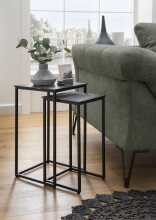 Beistelltisch >1080< in Schwarz, Aluminium -...