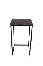 Beistelltisch >1080< in Schwarz, Aluminium - 30x51,5x30cm (BxHxT)