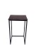 Beistelltisch >1080< in Schwarz, Aluminium - 30x51,5x30cm (BxHxT)