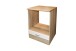 Herdumbauschrank >Ailina< in Sonoma-Eiche / weiß - 60x90x60 (BxHxT)