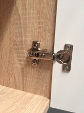 Hängeschrank >Ailina< in Sonoma-Eiche / weiß, Holzwerkstoff - 100x50x31 (BxHxT)