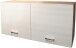 Hängeschrank >Ailina< in Sonoma-Eiche / weiß, Holzwerkstoff - 100x50x31 (BxHxT)