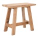 Hocker >Barcelona< in natur, Teak - 50x45x25cm (BxHxT)