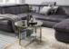 Couchtisch >2074-39< in Gold, Metall - 45x75cm (HxD)