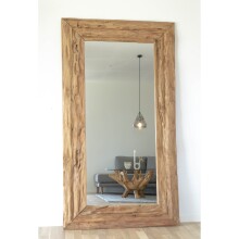 Spiegel >Granado< in Natur, Teak - 101x180cm (BxH)