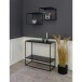 Wandregal >Vita< in Schwarz, Melamin - 36x36x36cm (BxHxT)
