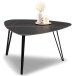 Couchtisch >Liv< in schwarz / Keramik dunkel - 83x45x68 (BxHxT)