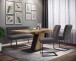Essbank >Laila-I< in Vintage Anthrazit, Metall / Polyester - 140x90x64cm (BxHxT)