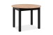 Esstisch >Coburg< in Artisan Oak / schwarz - 100x76x100cm (BxHxT)