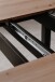 Esstisch >Coburg< in Artisan Oak / schwarz - 100x76x100cm (BxHxT)