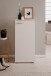 Schuhschrank >Satos< in weiß - 50x105x34cm (BxHxT)