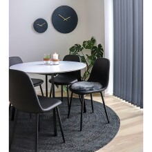 Polsterstuhl >Stockholm< (2er-Set) in Schwarz -...