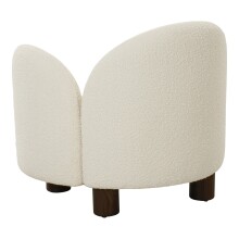 Relaxsessel >Honolulu< in Weiss, Stoff - 82x73x74cm (BxHxT)