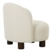 Relaxsessel >Honolulu< in Weiss, Stoff - 82x73x74cm (BxHxT)