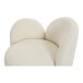 Relaxsessel >Honolulu< in Weiss, Stoff - 82x73x74cm (BxHxT)