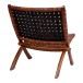 Relaxsessel >Perugia< in Braun, Leder - 66x73x74cm (BxHxT)