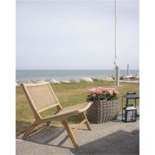 Relaxsessel >Derby< in Natur, Teak - 60x73x80cm...