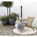 Relaxsessel >Derby< in Natur, Teak - 60x73x80cm (BxHxT)