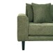 Ecksofa >Lido< in Olivgrün, Stoff - 290x76x92cm (BxHxT)