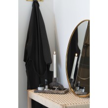 Sitzbank >Abano< in Beige, Massivholz - 80x45x35cm (BxHxT)