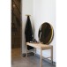 Sitzbank >Abano< in Beige, Massivholz - 80x45x35cm (BxHxT)
