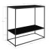 Konsolentisch >Vita< in Schwarz, Melamin - 80x80x36cm (BxHxT)
