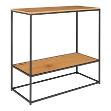 Konsolentisch >Vita< in Natur, Melamin - 80x80x36cm (BxHxT)