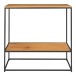 Konsolentisch >Vita< in Natur, Melamin - 80x80x36cm (BxHxT)