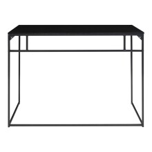 Schreibtisch >Vita< in Schwarz, Melamin - 100x75x45cm (BxHxT)
