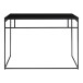 Schreibtisch >Vita< in Schwarz, Melamin - 100x75x45cm (BxHxT)