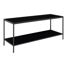 TV-Bank >Vita< in Schwarz, Melamin - 100x45x36cm (BxHxT)