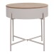 Beistelltisch >Sisco< in Grau, Melamin, MDF, Stål - 40x40x40cm (BxHxT)