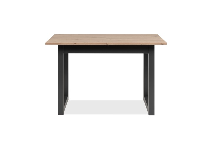 Esstisch >Denver< (auszihbar bis 160cm) Artisan Eiche Dekor / anthrazit - 120(160)x75x80cm (BxHxT)