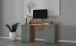 Schreibtisch >Net< in Artisna Eiche und salbei - 145x90,7x60cm (BxHxT)