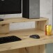 Schreibtisch >Net< in Artisna Eiche und salbei - 145x90,7x60cm (BxHxT)