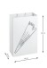 Schirmständer >22378< in weiss, Metall - 30x48x16cm (BxHxT)