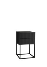 MARLE Nachttisch in Graphit - Moderner Nachtschrank mit...