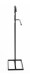 Herrendiener >23592< in schwarz, Metall - 45x101x26cm (BxHxT)