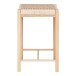 Barhocker >Abano< in Natur, Massivholz - 42x66,5x42cm (BxHxT)