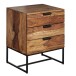 Nachttisch Boxspringbett Massivholz 50x40x65 cm Nachtkommode Schubladen