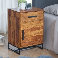 Nachttisch Boxspringbett Massivholz 45x35x65 cm...
