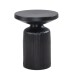 Beistelltisch Metall Schwarz Sofatisch 40x40x50cm Wohnzimmertisch Rund