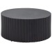 Couchtisch Sofatisch Metall Schwarz 67x67x31 cm Wohnzimmertisch Rund