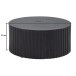 Couchtisch Sofatisch Metall Schwarz 67x67x31 cm Wohnzimmertisch Rund